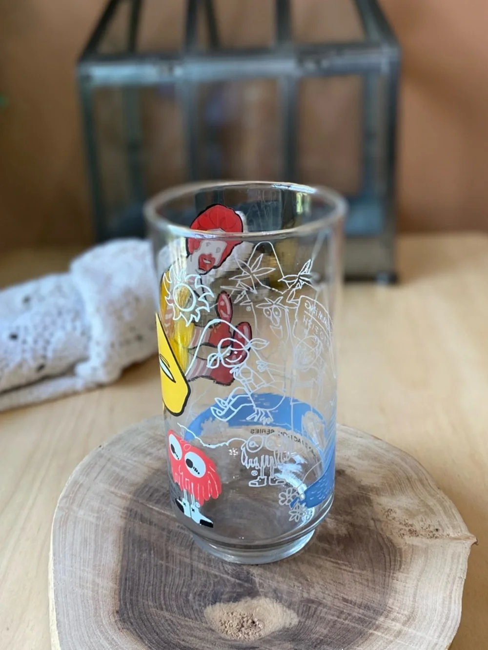 Vintage Ronald McDonald 1977 McDonald land action series glassware
